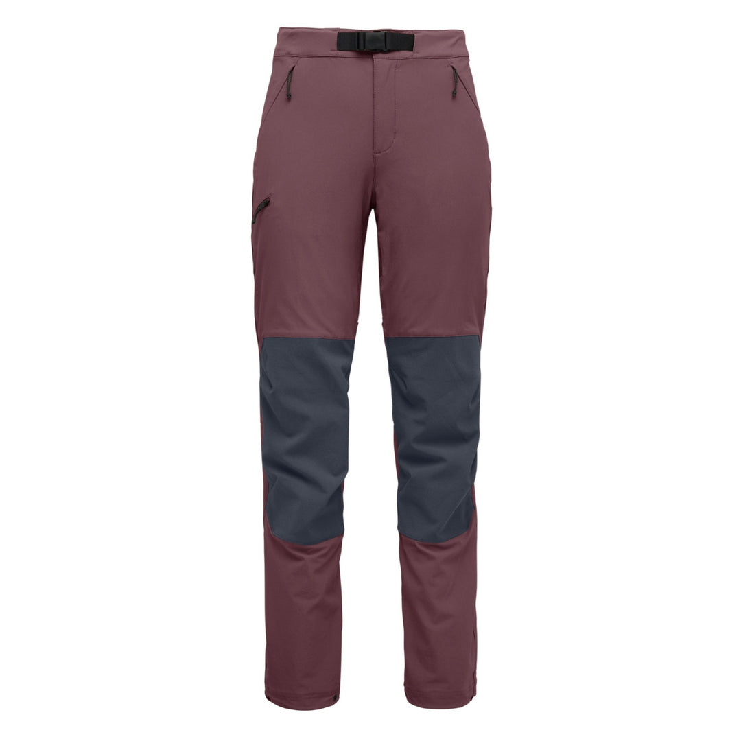 Black Diamond Womens Alpine Hybrid Pants - Fig-Charcoal