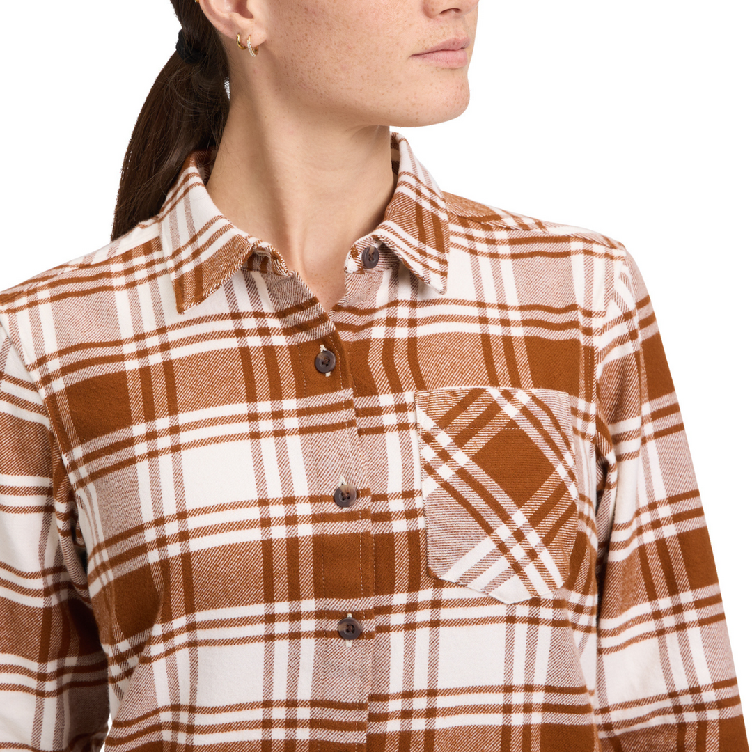 Black Diamond Project Flannel - Clay-Off White Plaid