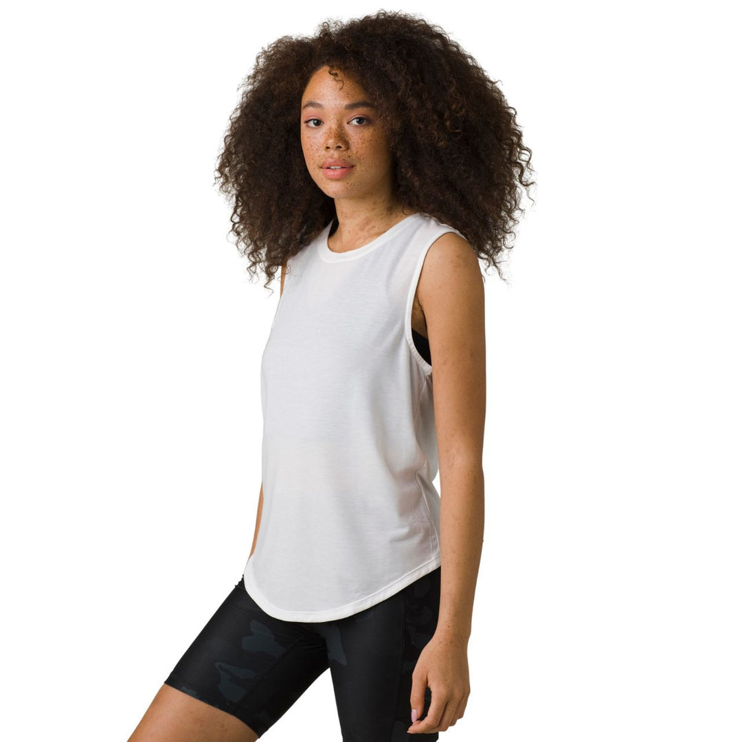 prAna Rogue Sleeveless Tank - White