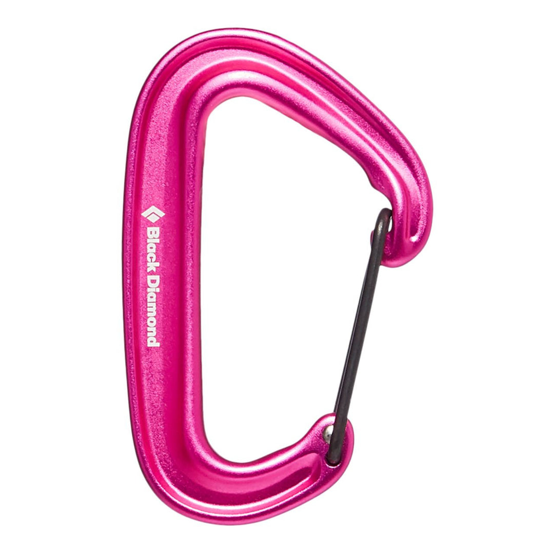 Black Diamond Miniwire Carabiner in Ultra Pink