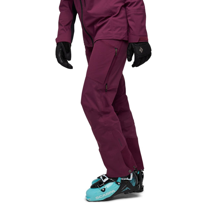 Black Diamond Dawn Patrol Hybrid Pants - Blackberry