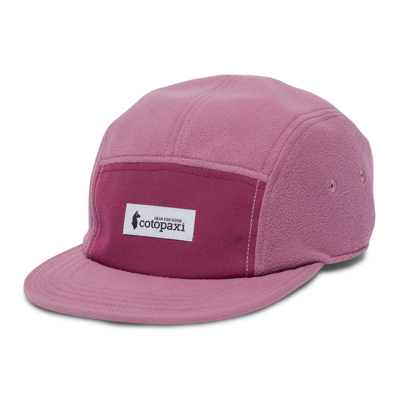 Cotopaxi Pink Baseball Cap Cotopaxi Fleece 5 Panel Cap - Jam / Fig | Flatspot main image 3