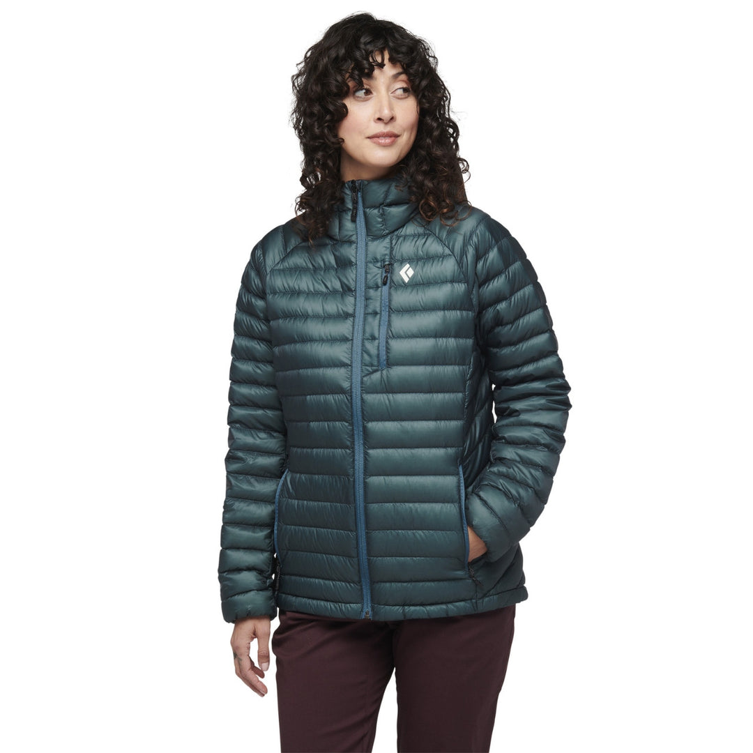 Black Diamond Womens Approach Down Hoody - Creek Blue