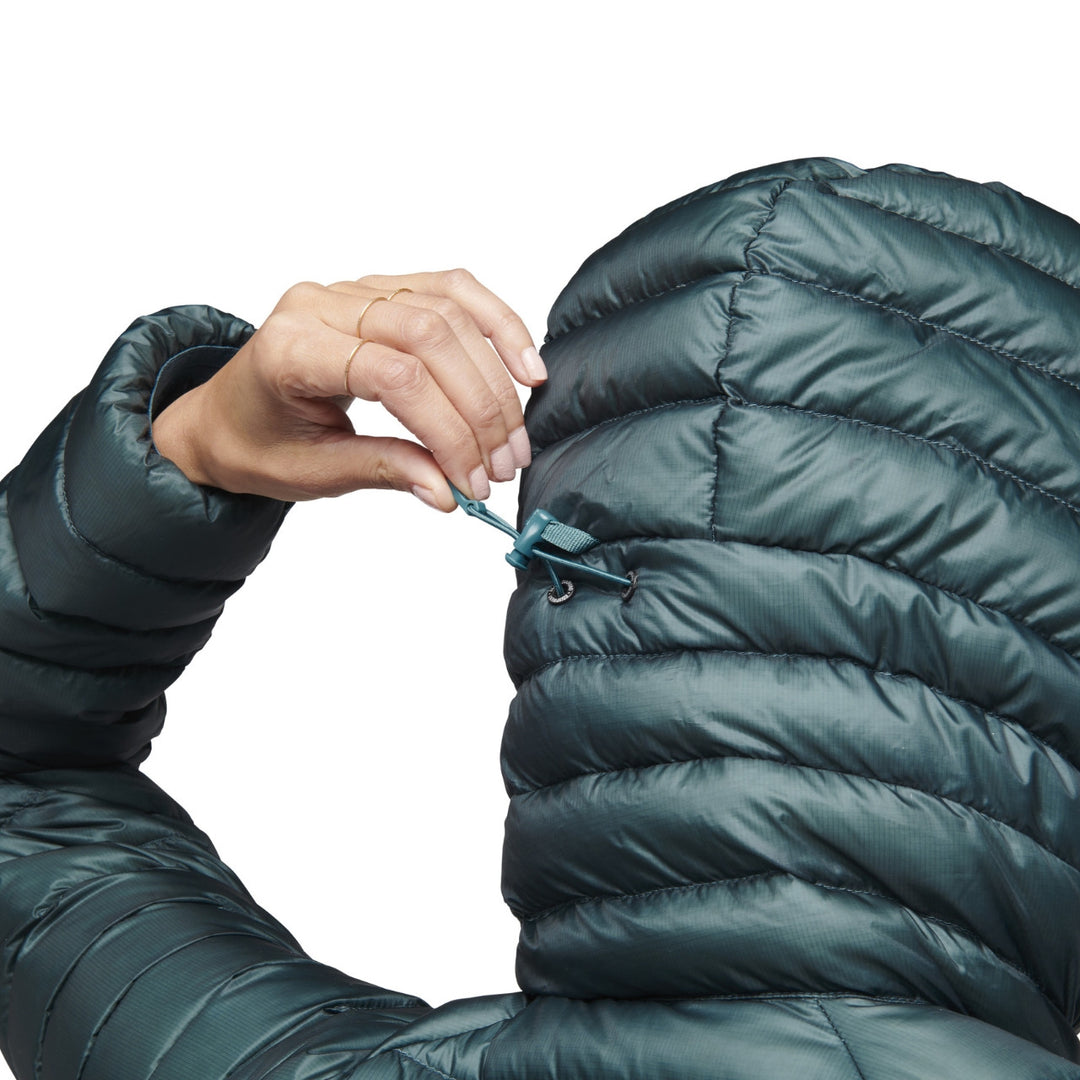 Black Diamond Womens Approach Down Hoody - Creek Blue