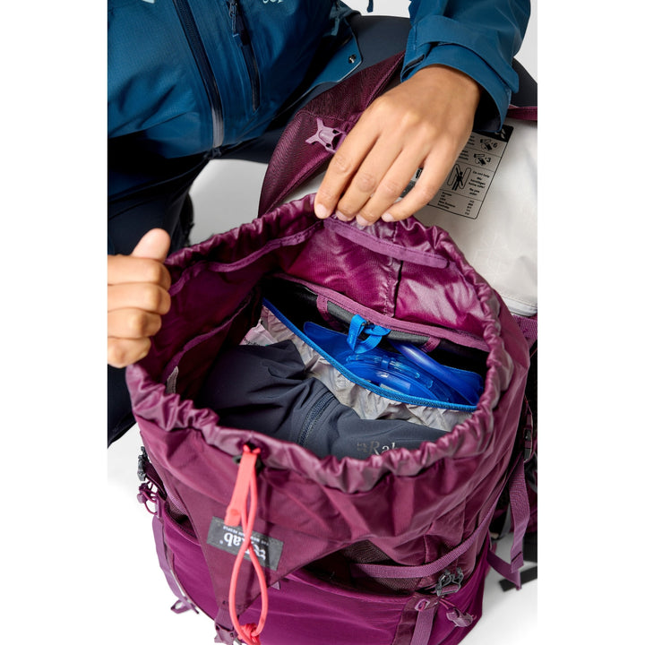 Rab Women's Exion ND35L Hiking Pack - Mulberry