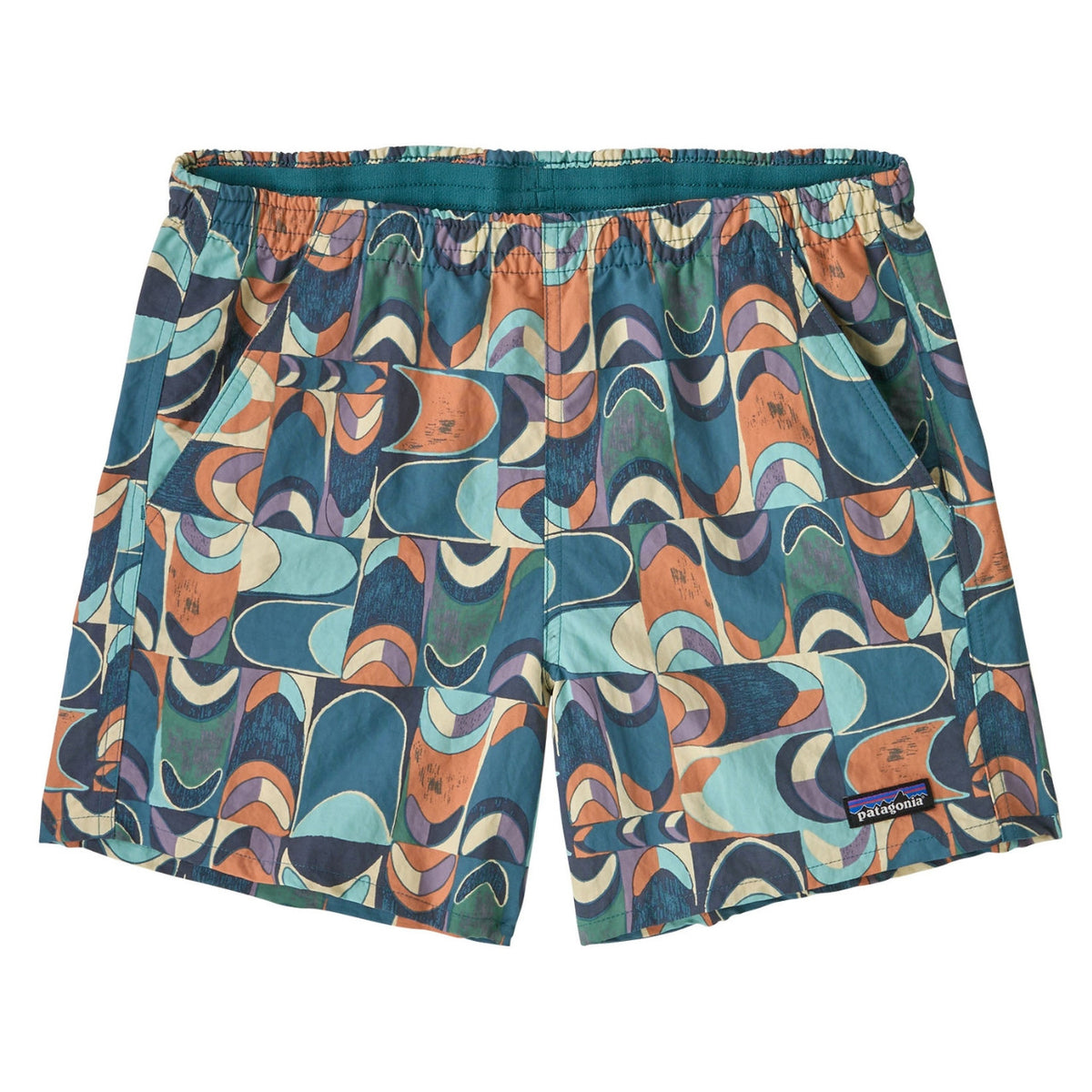 Patagonia Women's Baggies™ Shorts - 5" - Swallowtail Geo: Still Blue