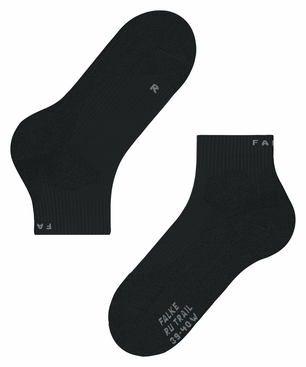 Falke RU Trail Women's Running Socks - Black