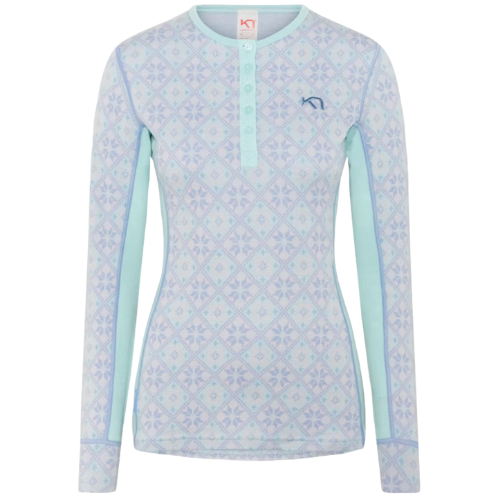 Kari Traa Rose Long Sleeve Baselayer - Bright Turquoise