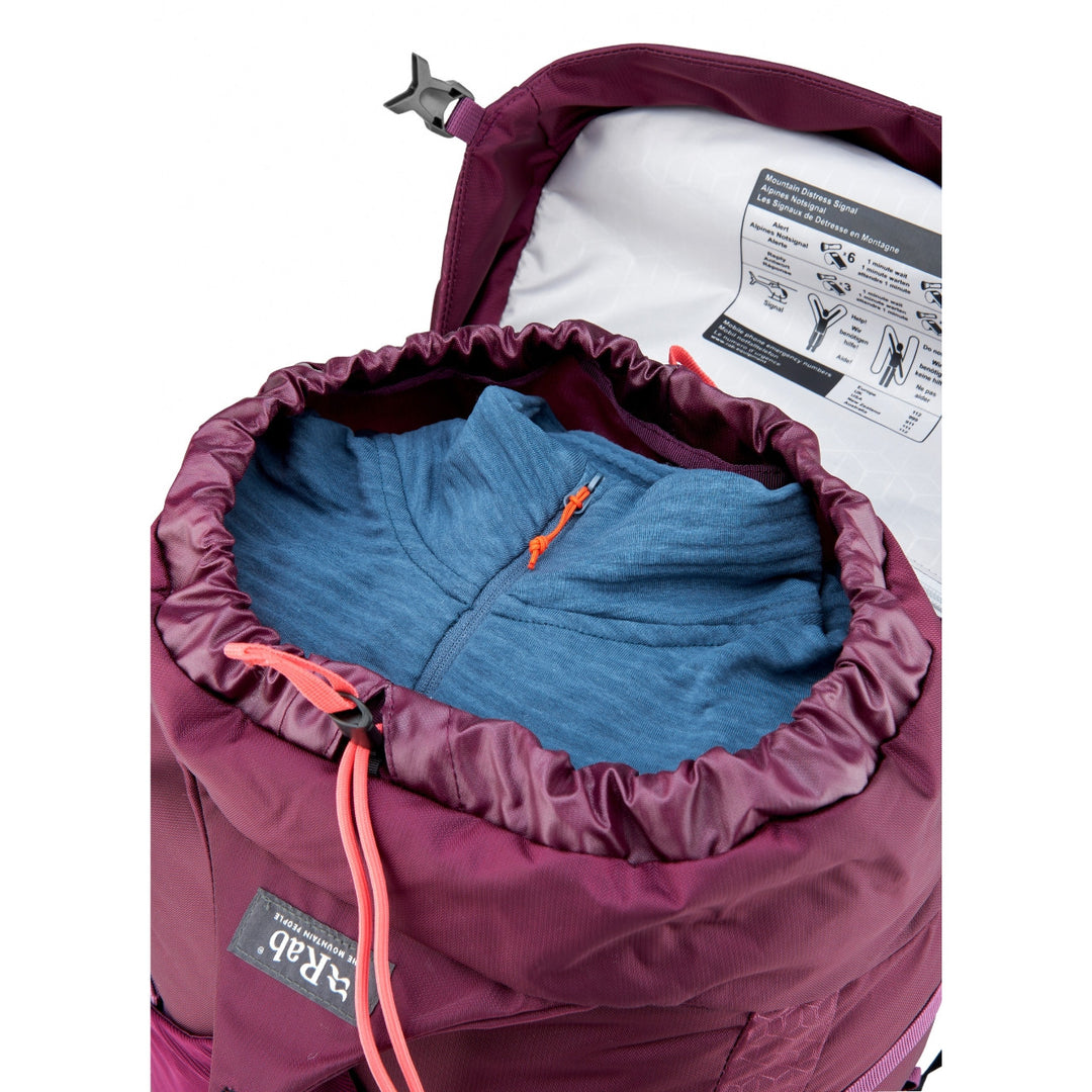 Rab Women's Exion ND35L Hiking Pack - Mulberry