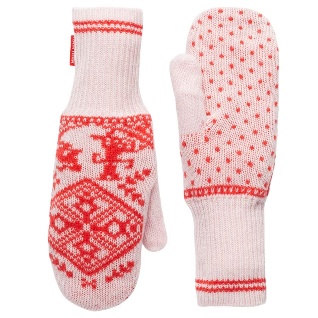 Kari Traa Saga Knit Mittens -  Gum Pink
