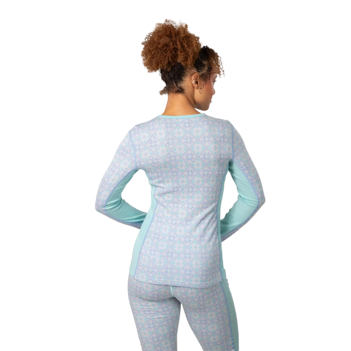 Kari Traa Rose Long Sleeve Baselayer - Bright Turquoise