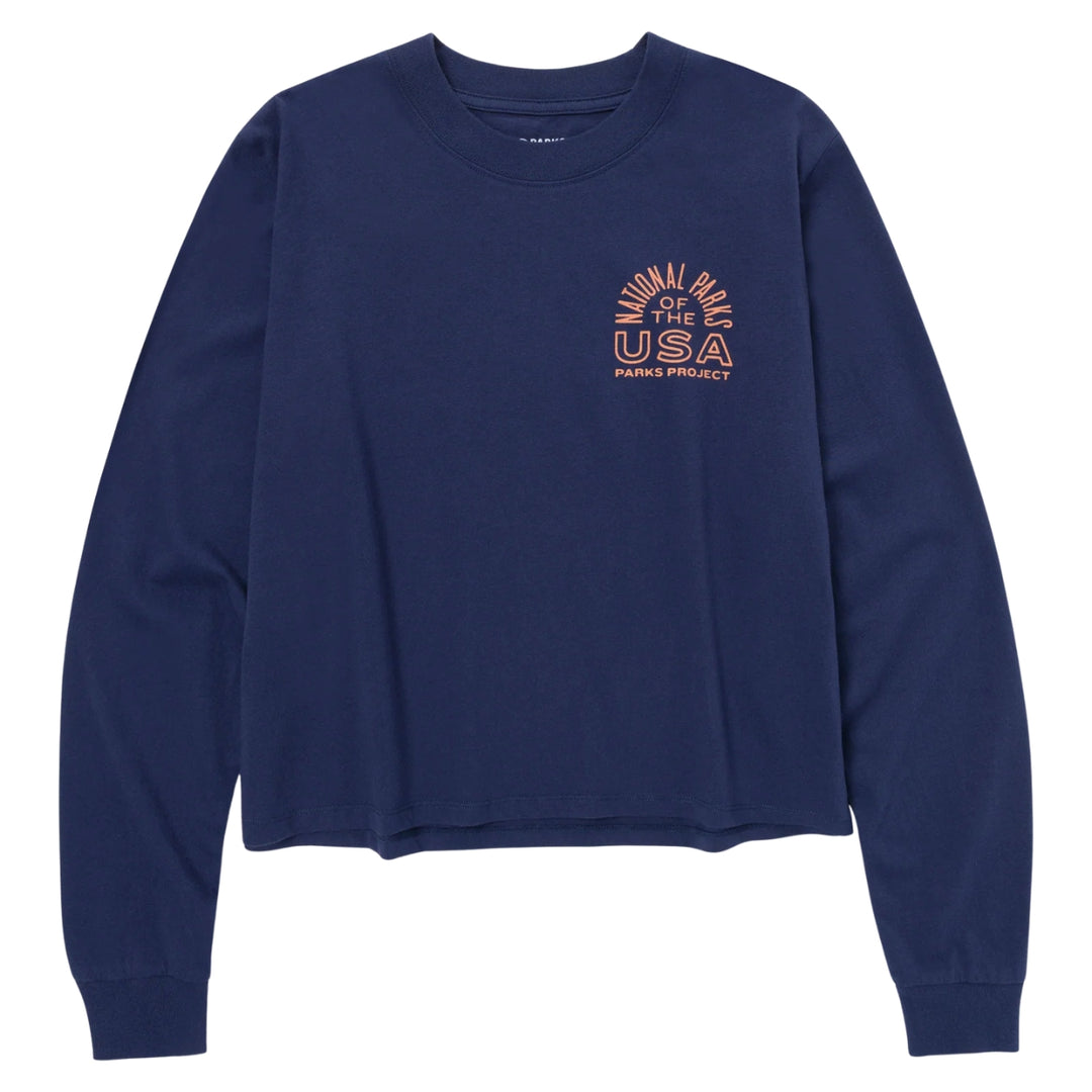 Parks Project National Parks of The USA Checklist Boxy Long Sleeve Tee