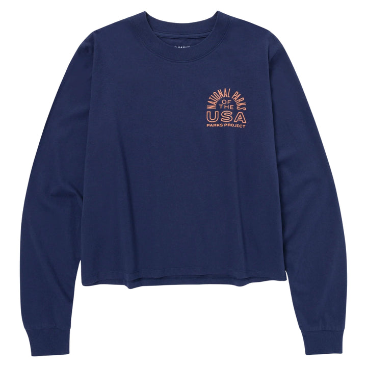 Parks Project National Parks of The USA Checklist Boxy Long Sleeve Tee