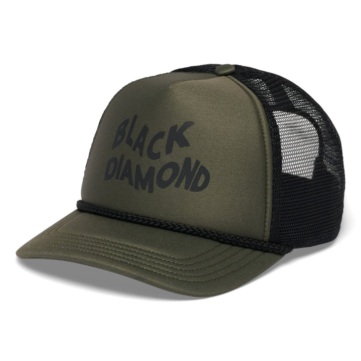 Black Diamond Flat Bill Trucker Hat - Tundra-Black Wavy Black Diamond