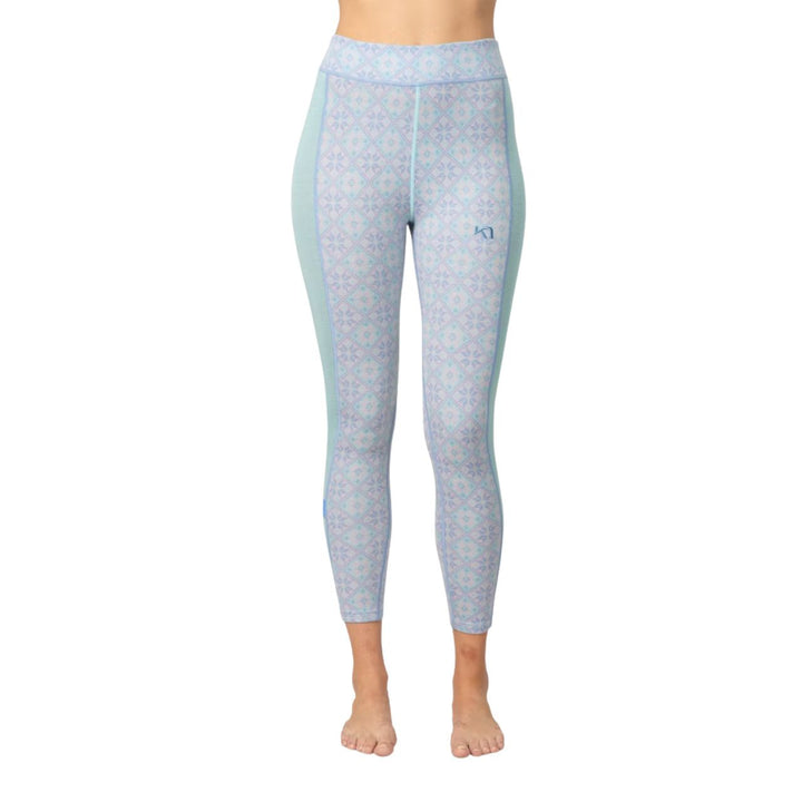 Rose High Waisted Baselayer Pants - BRIGHT TURQUOISE