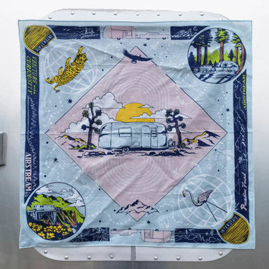 Bandits Bandanas - "Venture With Curiosity" - Airstream x BANDITS (Sky Blue)