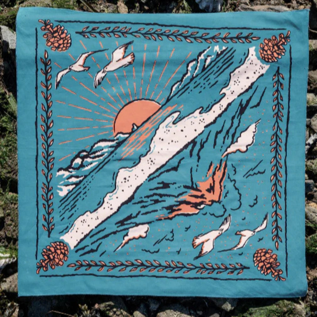 Bandits Bandanas - Volcano And Sea