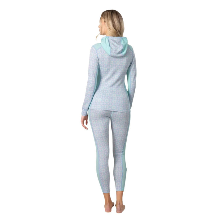 Rose High Waisted Baselayer Pants - BRIGHT TURQUOISE