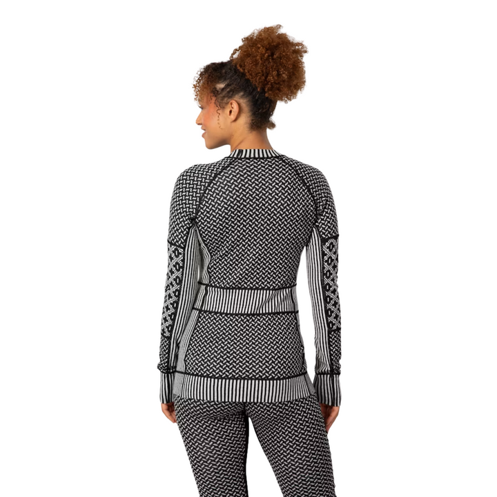 Kari Traa Smekker Long Sleeve Baselayer - 100% Merino Wool Black