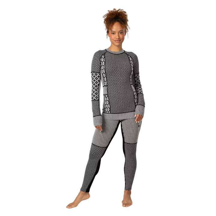 Kari Traa Smekker Long Sleeve Baselayer - 100% Merino Wool Black