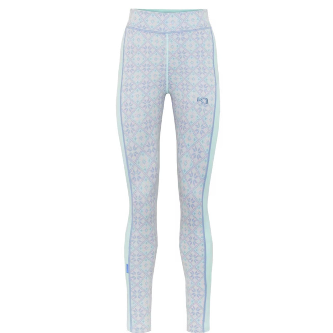Rose High Waisted Baselayer Pants - BRIGHT TURQUOISE