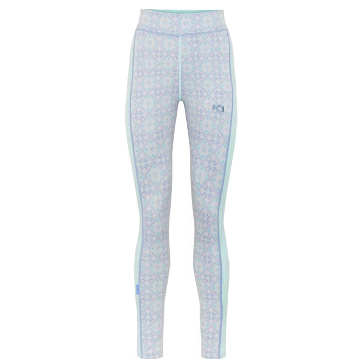 Rose High Waisted Baselayer Pants - BRIGHT TURQUOISE