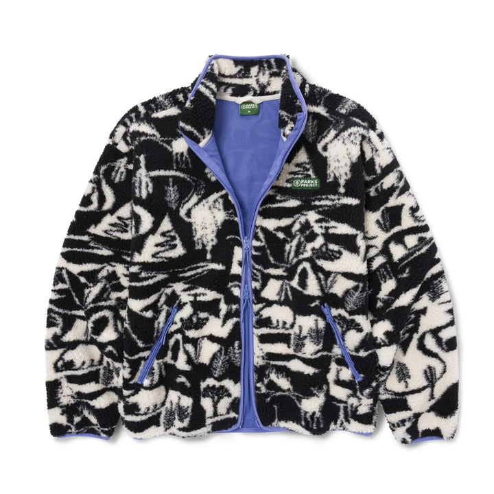 Parks Project Park Shadows Full Zip High Pile Fleece