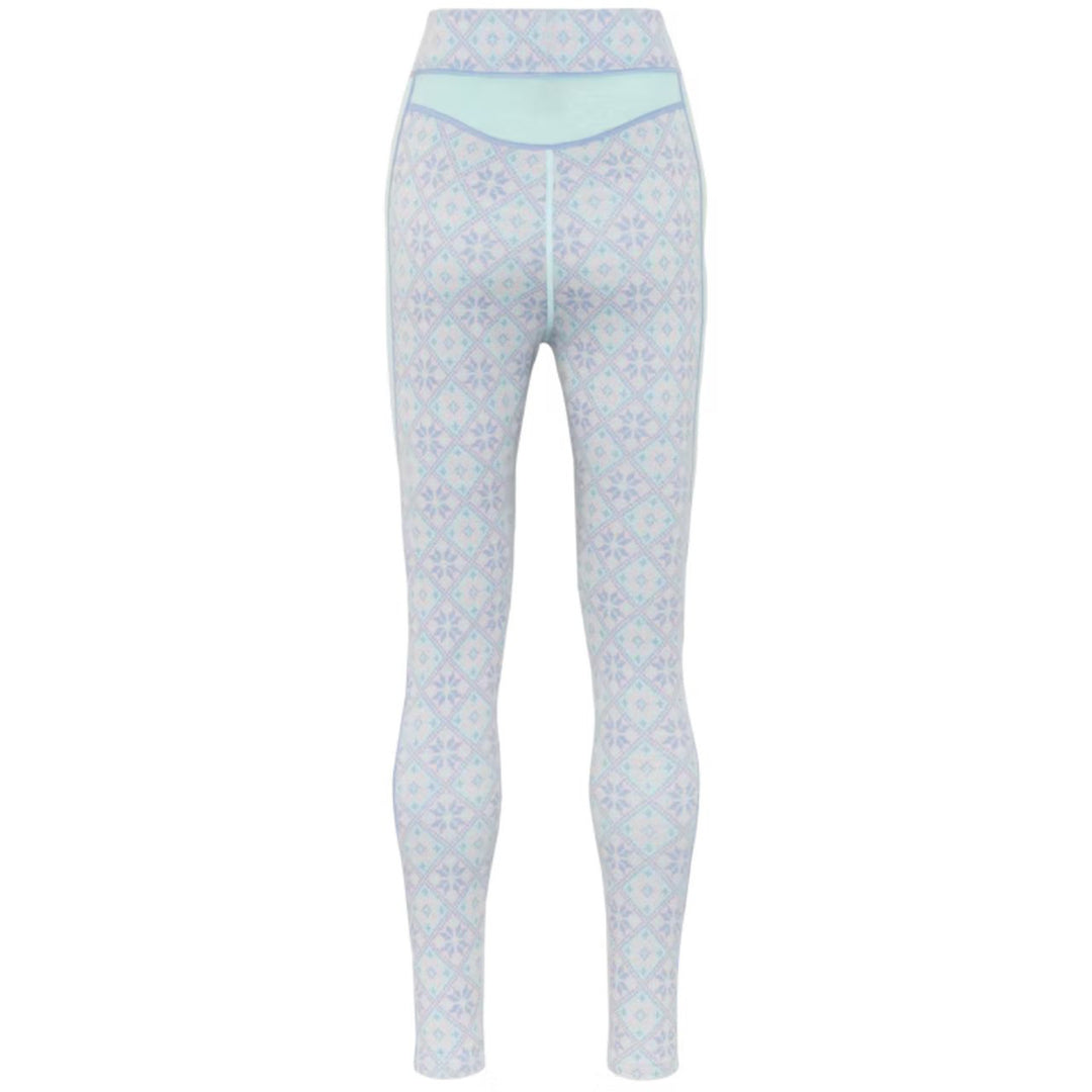 Rose High Waisted Baselayer Pants - BRIGHT TURQUOISE