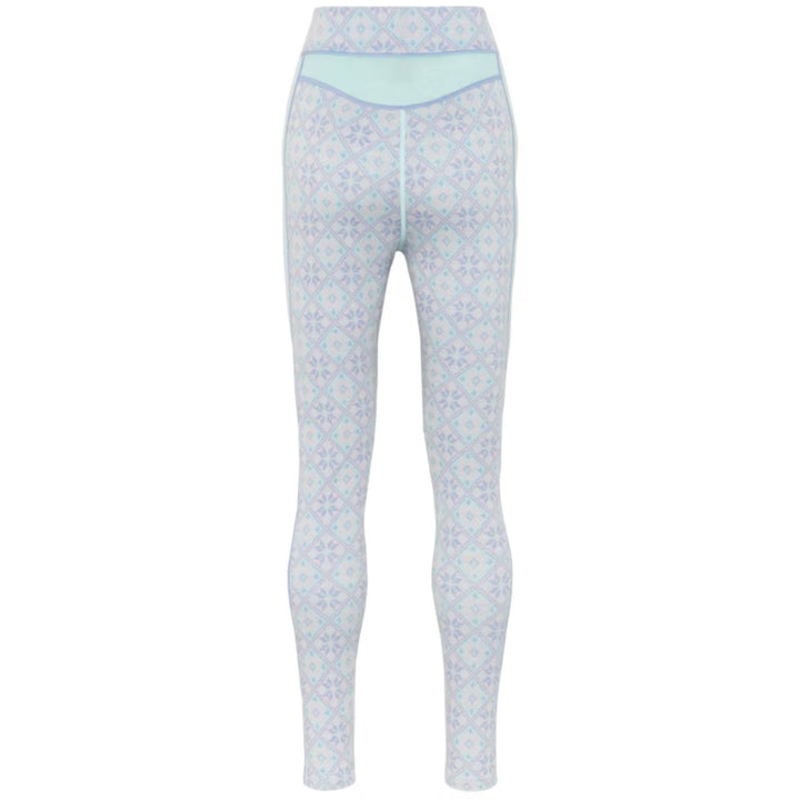 Rose High Waisted Baselayer Pants - BRIGHT TURQUOISE