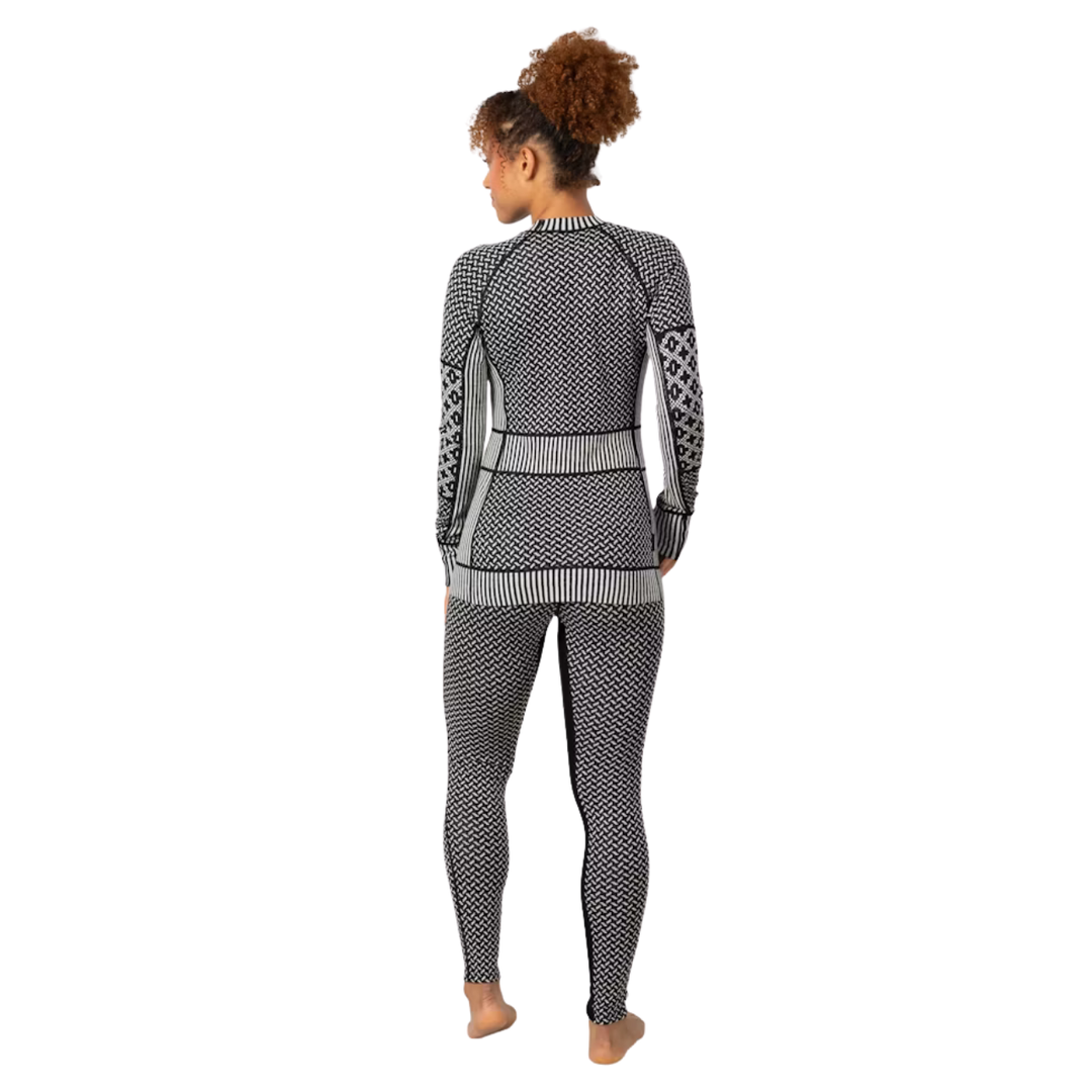 Kari Traa Smekker Long Sleeve Baselayer - 100% Merino Wool Black