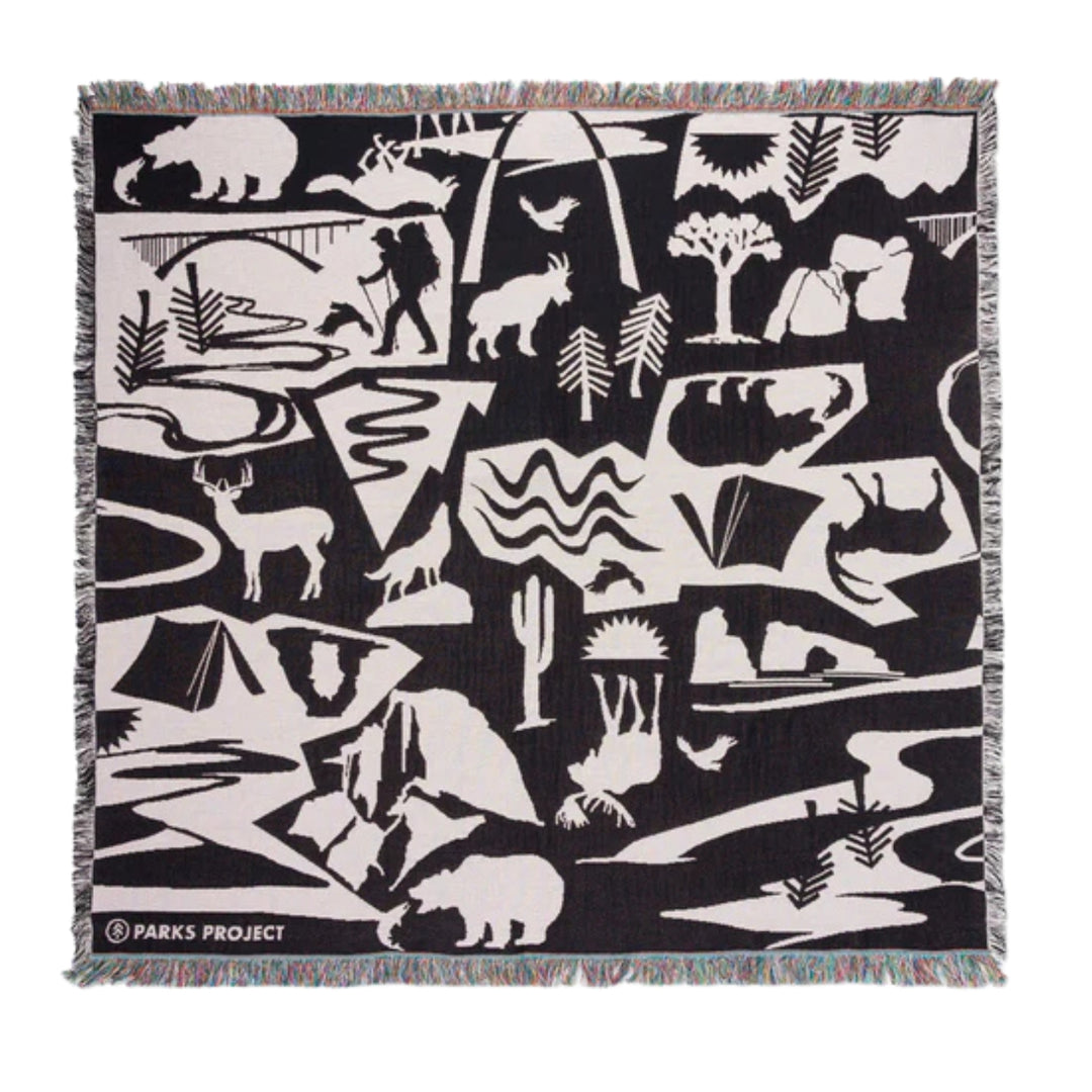 Parks Project Park Shadows Woven Blanket