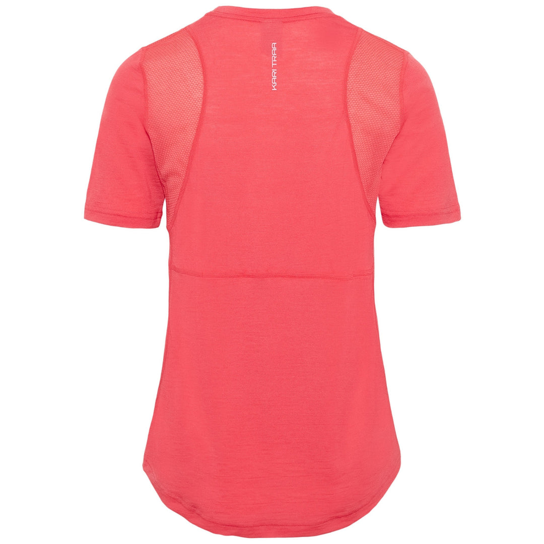 Kari Traa Embla Wool Tee - Candy Coral