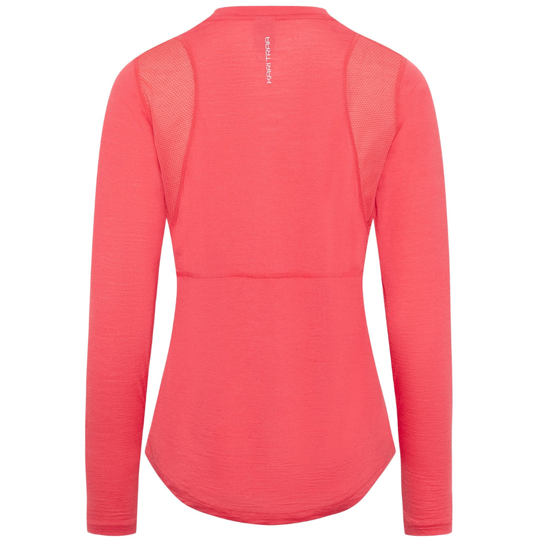 Kari Traa Embla Wool Long Sleeve - Candy Coral