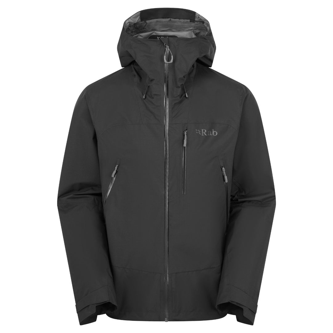 Rab Women's Downpour Mountain Waterproof Jacket - Black