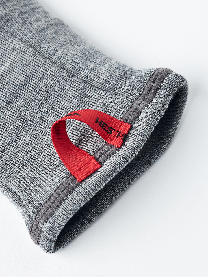 Hestra Gravita Mrino Liner - 5 finger - Grey