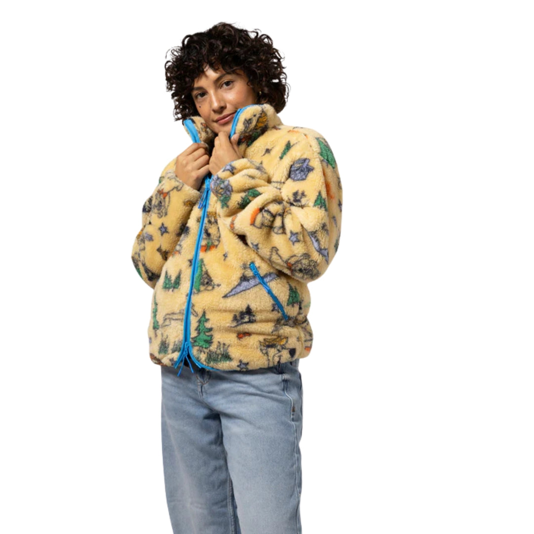 Parks Project Yogi Bear x Parks Project Shearling Jacket