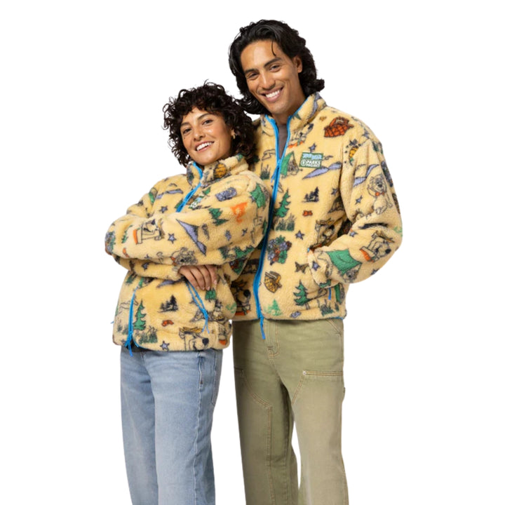 Parks Project Yogi Bear x Parks Project Shearling Jacket