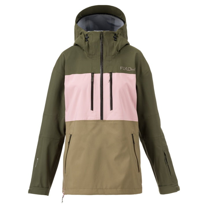 FlyLow Lucy Anorak - Evergreen/Dusty Iris/Capers