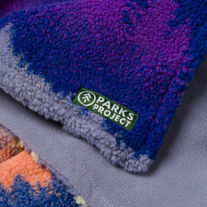 Parks Project Smoky Mtn. Haze Fleece Throw - MLT