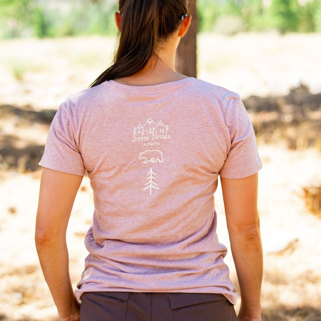 Alpinistas Sierra Nevada Tee - Pink