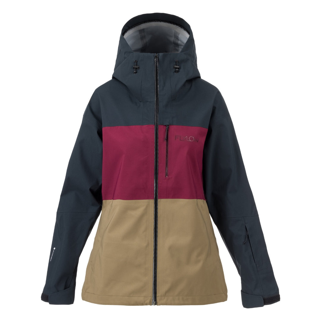 FlyLow Lucy Jacket - Black/Ruby/Capers