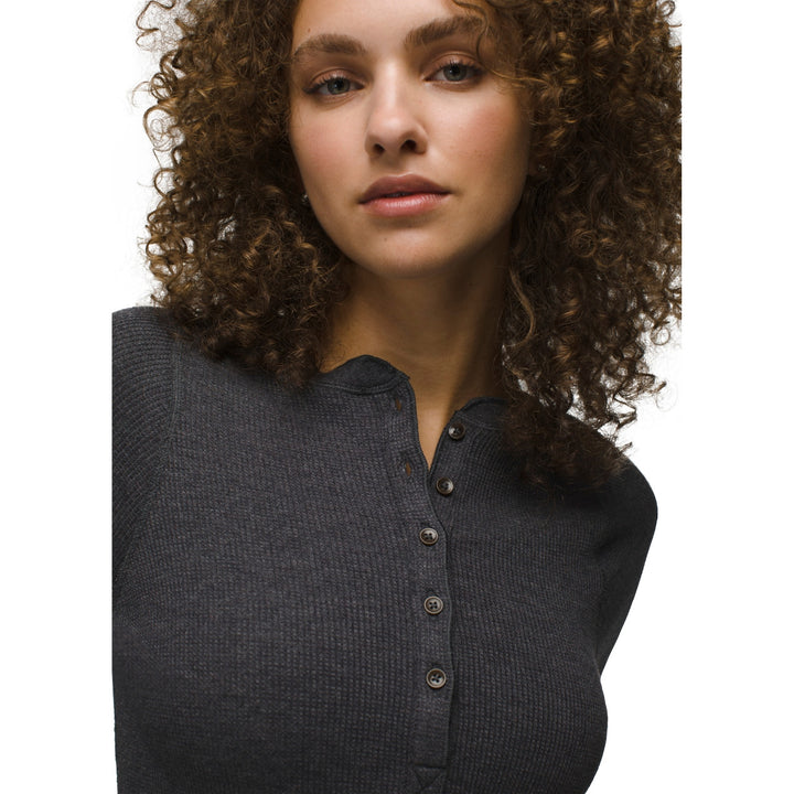 Prana Touchstone Henley - Charcoal Heather