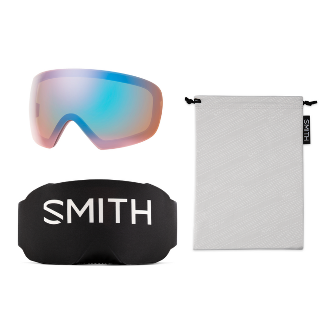 Smith I/O MAG S Dusk Crackle | ChromaPop Everyday Rose Gold Mirror