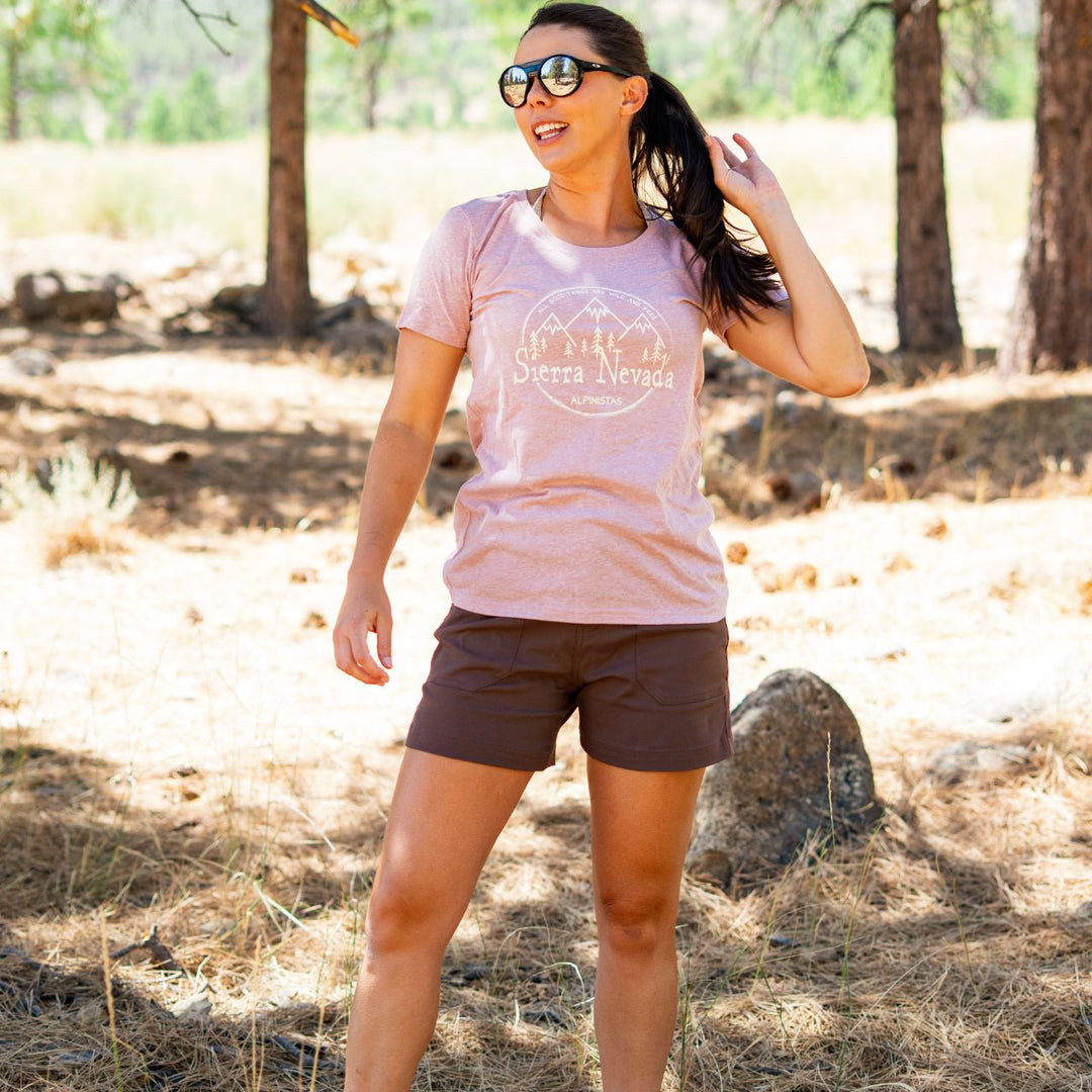 Alpinistas Sierra Nevada Tee - Pink