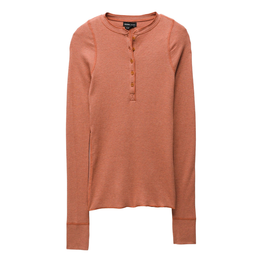 Prana Touchstone Henley - Terracotta Heather