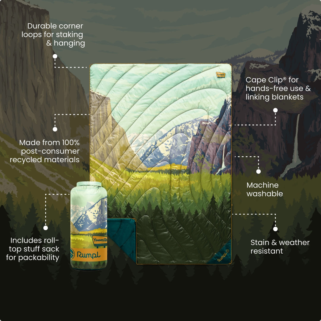 Rumpl Original Puffy Blanket - Yosemite National Park