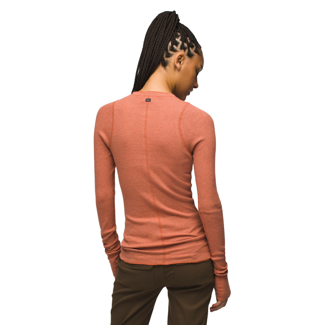 Prana Touchstone Henley - Terracotta Heather