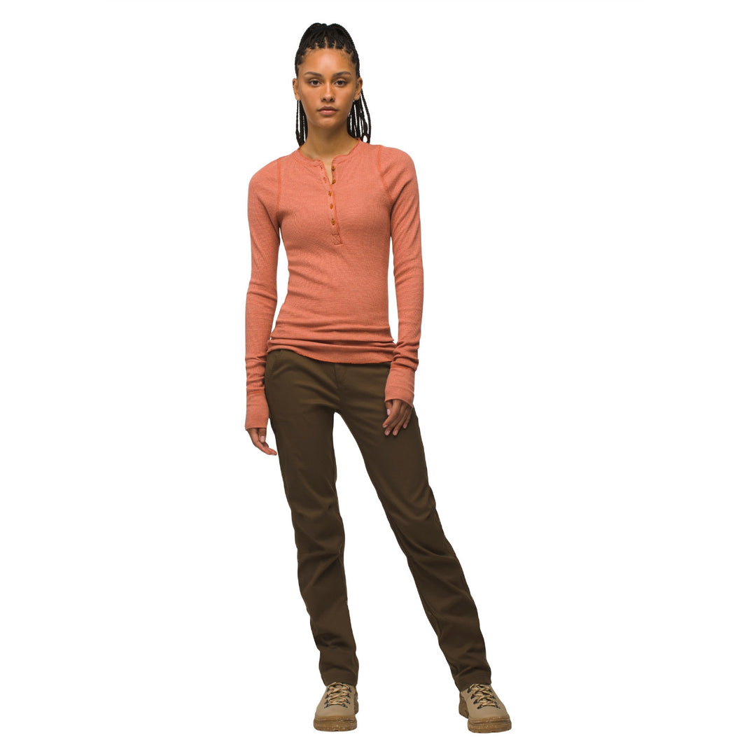 Prana Touchstone Henley - Terracotta Heather