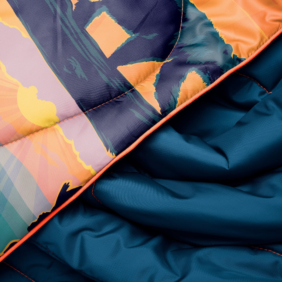 Rumpl Original Puffy Blanket - Great Smoky National Park