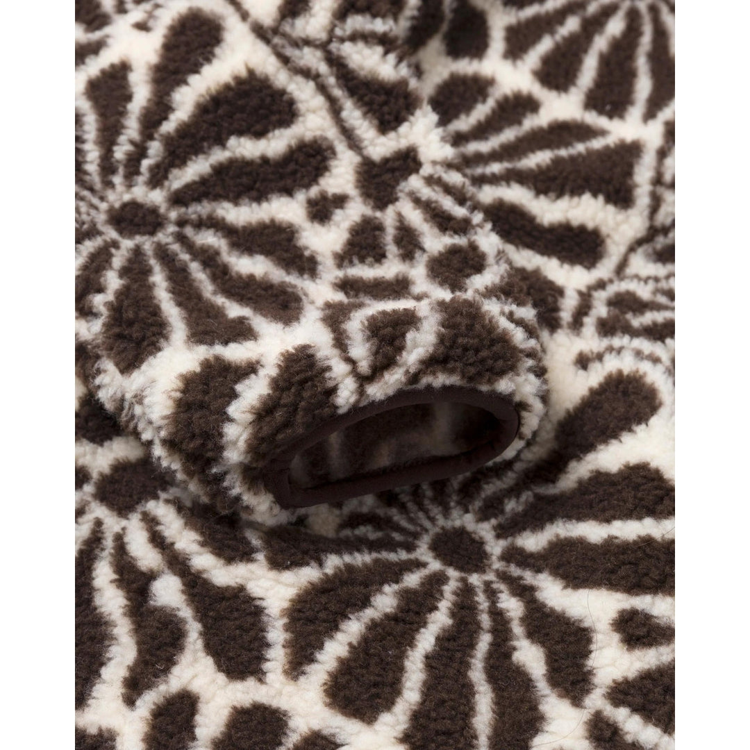 High Desert Wildflowers High Pile Fleece - Brown and Natural